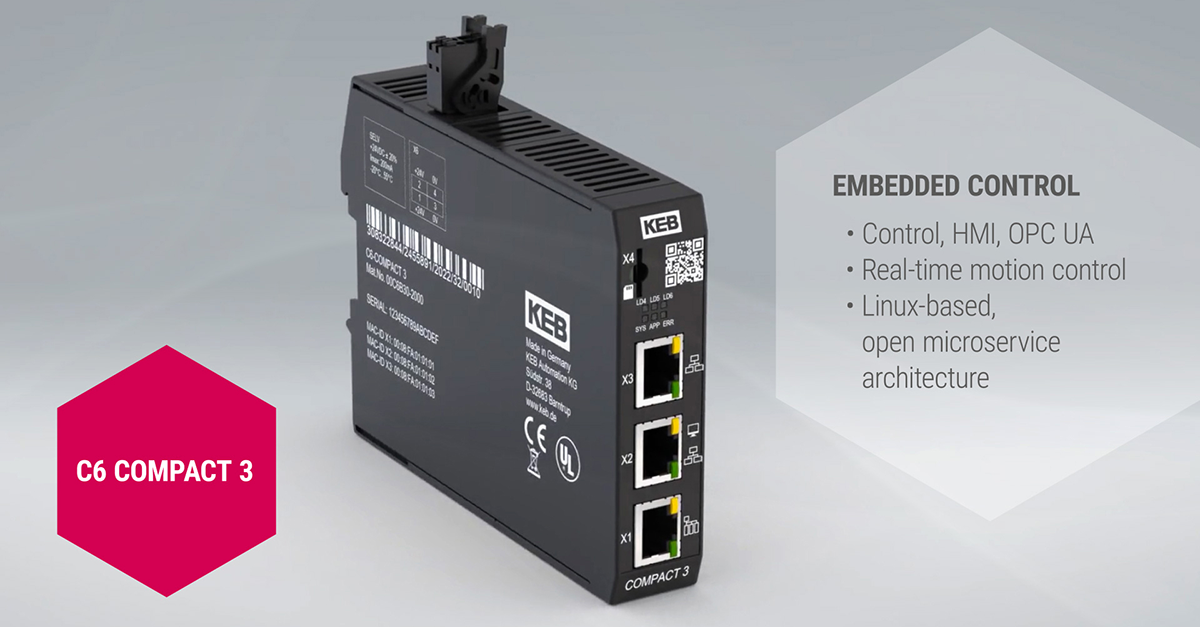 Embedded Control C6 COMPACT 3 | KEB Automation KG