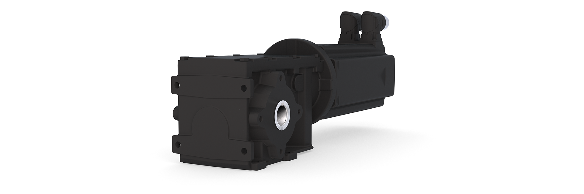 Helical bevel geared motor K02D TA3M V30 ER TW